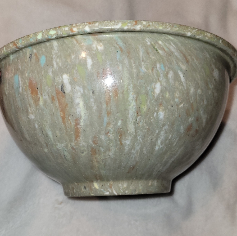 TEXAS WARE 118 Confetti Splatter Melmac Melamine Confetti Dots 10" Mixing Bowl